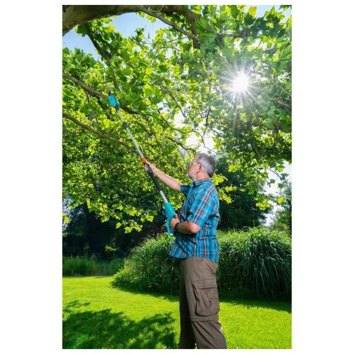 Elagueuse sur perche a batterie GARDENA - TCS 20/18V P4A - 18V - 42 cm