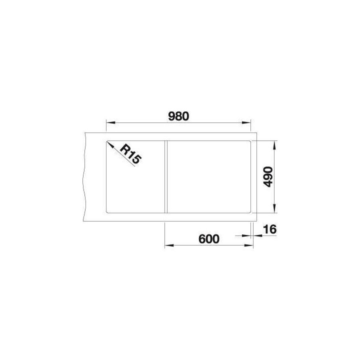 BLANCO Zenar XL6S VapeurPlus - évier - SILGRANIT - 1 cuve - égout a