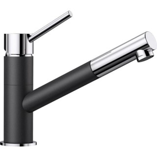 Mitigeur cuisine, bec droit orientable 120ø, douchette extractible, B