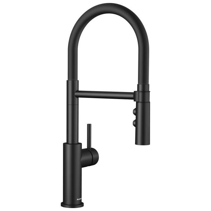 Mitigeur cuisine, bec orientable 360ø, douchette flexible, double jet