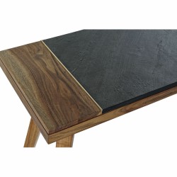 Console DKD Home Decor Marron Noir Acacia Doré (117 x 40 x 74 cm)