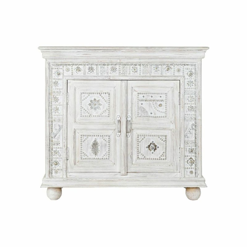 Commode DKD Home Decor MB-182009 Blanc Bois Bois de manguier Indien Décapé 101 x 40 x 95 cm