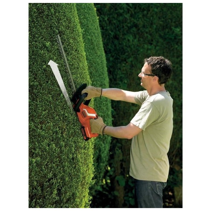 Taille-haies a batterie BLACK+DECKER - GTC1845L20 - 18V - 45 cm (Livr