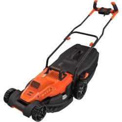 Tondeuse électrique 1600W 38cm de coupe BLACK+DECKER BEMW471BH - 4 réglages de hauteur de coupe