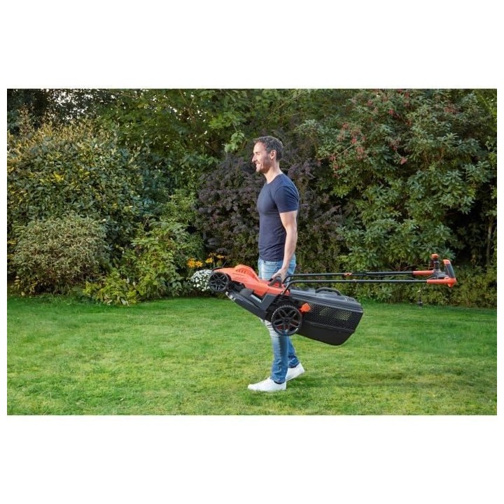 Tondeuse électrique 1600W 38cm de coupe BLACK+DECKER BEMW471BH - 4 r