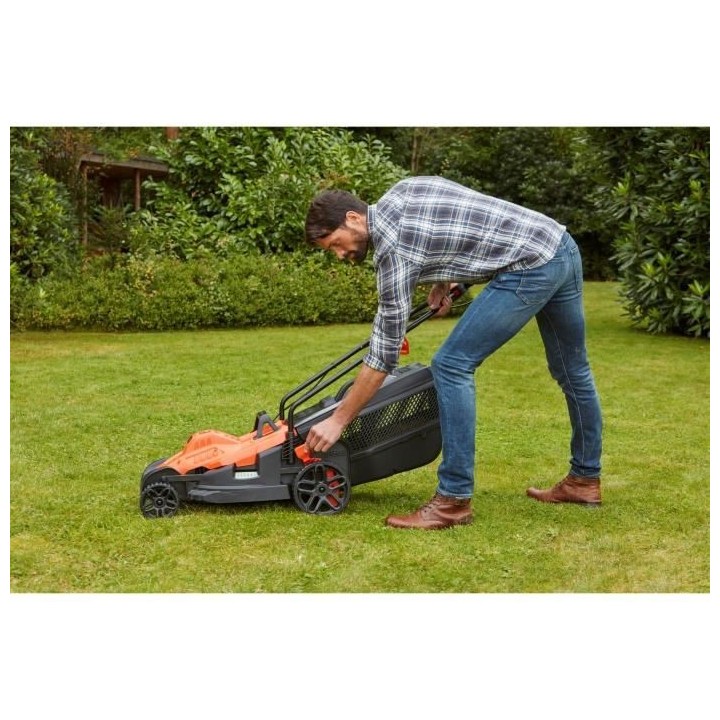 Tondeuse électrique 1600W 38cm de coupe BLACK+DECKER BEMW471BH - 4 r