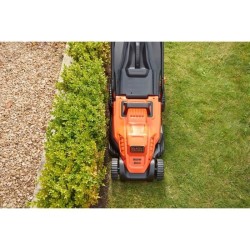 Tondeuse électrique 1600W 38cm de coupe BLACK+DECKER BEMW471BH - 4 réglages de hauteur de coupe