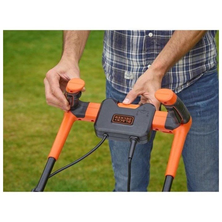 Tondeuse électrique 1600W 38cm de coupe BLACK+DECKER BEMW471BH - 4 r