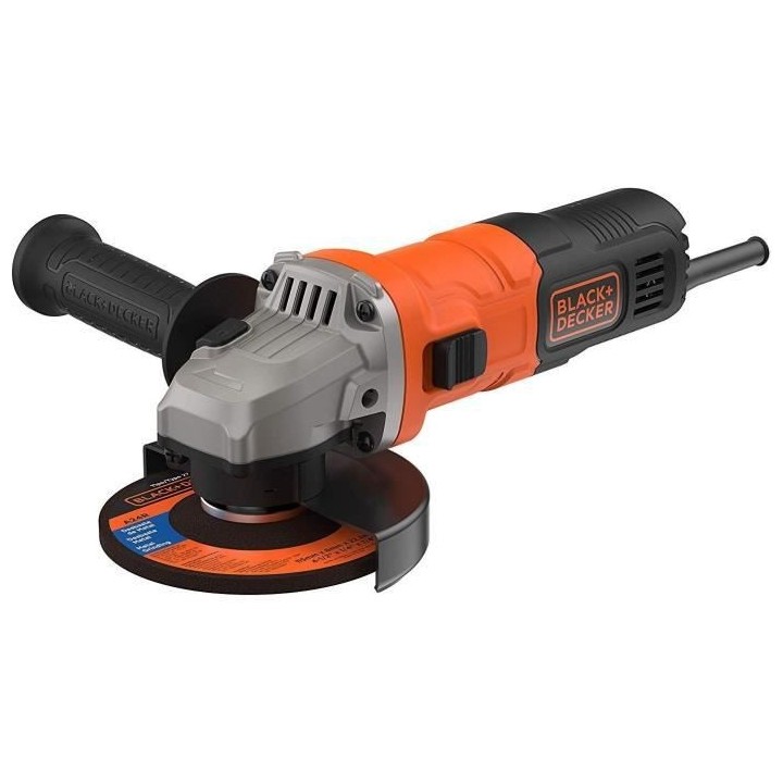 Meuleuse d'angle filaire 710W BLACK+DECKER (Livrée avec poignée lat