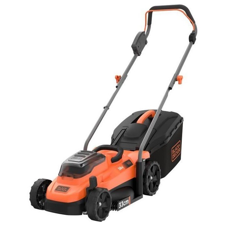 Tondeuse sur batterie 33cm de coupe BLACK+DECKER BCMW3336L1-QW - Livr