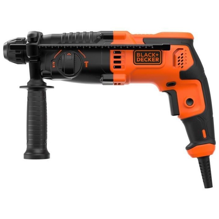 Perforateur Filaire 650W BLACK+DECKER - Perçage simple et Burinage 1,