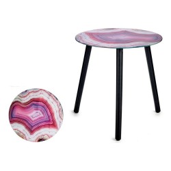 Table d'appoint Rose Verre (40 x 41,5 x 40 cm)