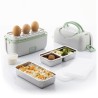 Lunch Box Électrique à Vapeur 3 en 1 avec Recettes Beneam InnovaGoods