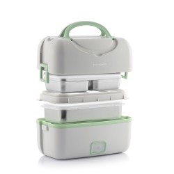 Lunch Box Électrique à Vapeur 3 en 1 avec Recettes Beneam InnovaGoods