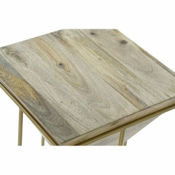 Table d'appoint DKD Home Decor Métal Bois de manguier (40 x 40 x 45 cm)