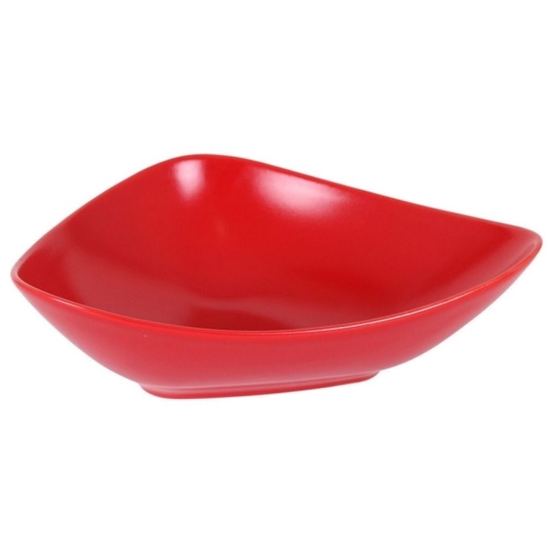 Assiette creuse Rouge Céramique 24 x 19 x 7 cm