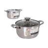 Casserole avec Couvercle Quttin New neron Acier 4 L Ø 22 cm