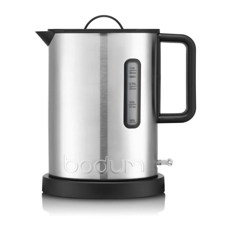 BODUM - IBIS Bouilloire électrique inox, 1.190 W, 1.0 l, inox