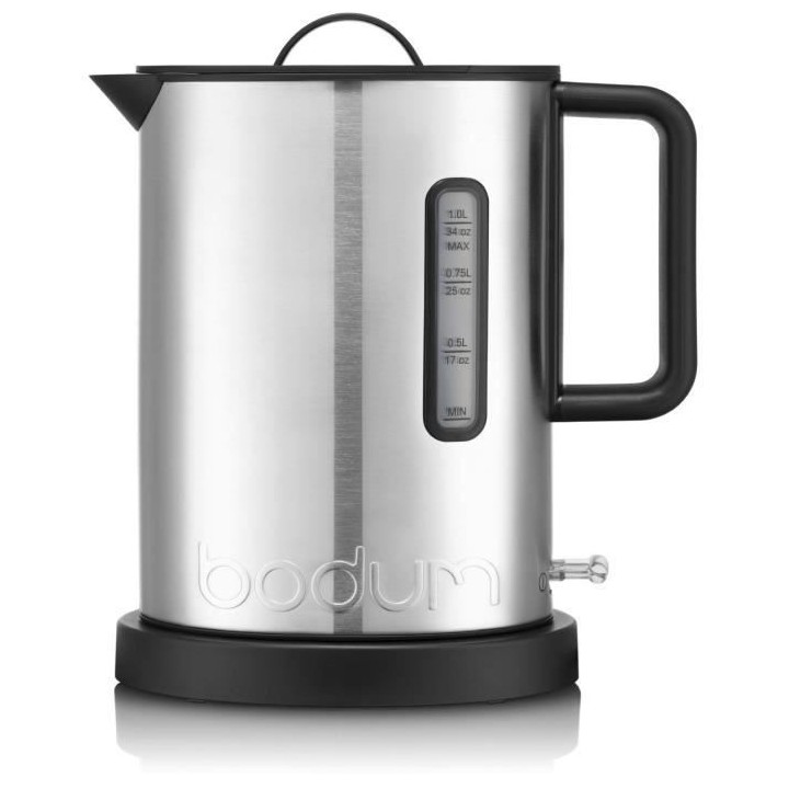 BODUM - IBIS Bouilloire électrique inox, 1.190 W, 1.0 l, inox