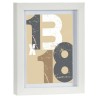 Porte photos mural Blanc MDF (17 x 2,5 x 22,5 cm) (1 uds)