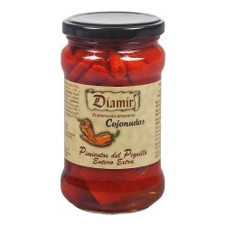 Poivrons Piquillo grillés Diamir 290 g (Pack 3 uds)