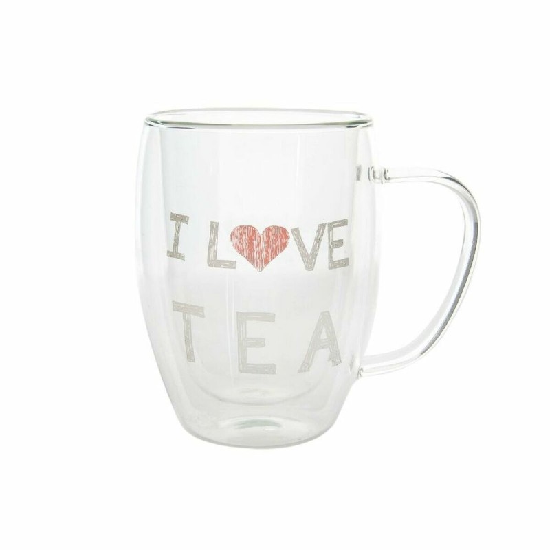 Tasse mug DKD Home Decor Transparent Plastique 400 ml