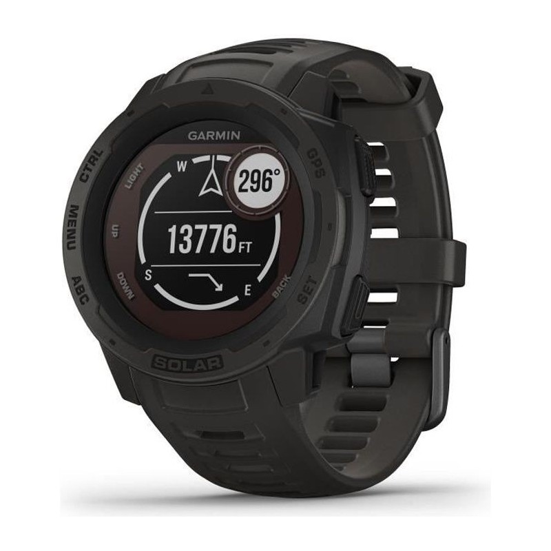 GARMIN Instinct Solar Montre connectée, Graphite