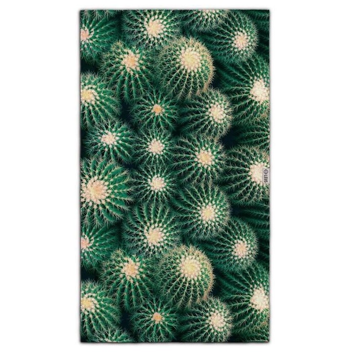 LEUS Serviette plage 148x84cm CACTI GREEN