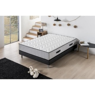 DEKO DREAM HOTEL SUPREME - Ensemble Matelas + Sommier 180 x 200 - Ress