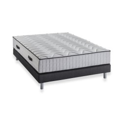 Pack pret a dormir EXTRA - Matelas + sommier 140x190 + couette + 2 oreillers - DEKO DREAM