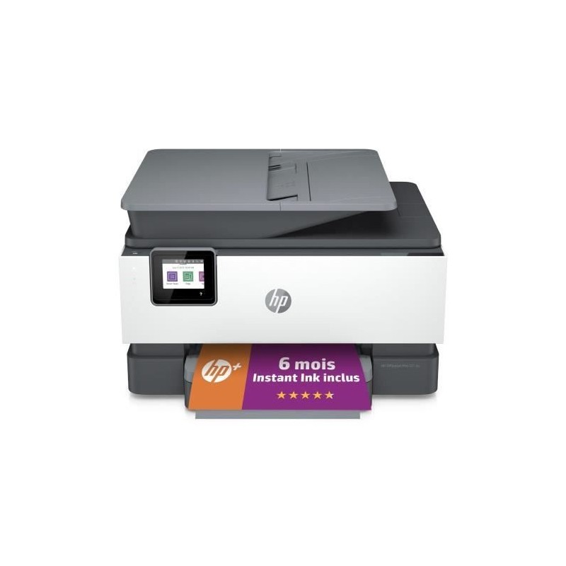 HP OfficeJet Pro 9012e Imprimante tout-en-un Jet d'encre couleur Copie - 6 mois d'Instant ink inclus avec HP+