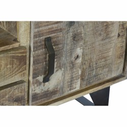 Meubles de télévision DKD Home Decor 150 x 40 x 52,5 cm Naturel Noir Métal Bois de manguier