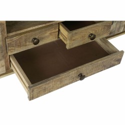 Meubles de télévision DKD Home Decor 150 x 40 x 52,5 cm Naturel Noir Métal Bois de manguier