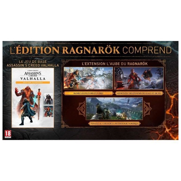 Assassin's Creed Valhalla Edition Ragnarok Jeu PS5