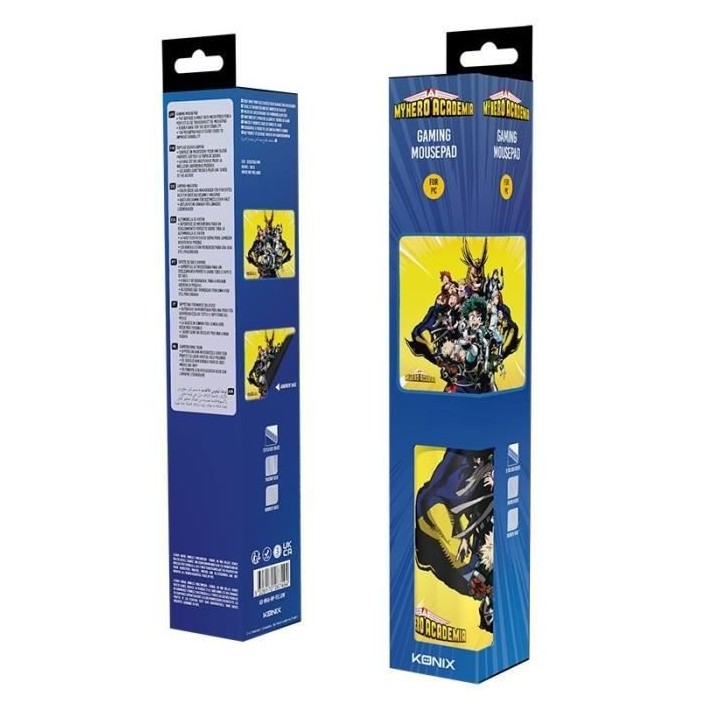 Tapis de Souris - KONIX - My Hero Academia - Jaune