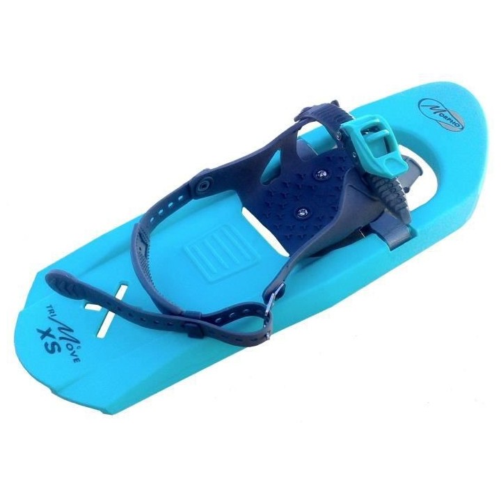MORPHO TRIMOVE Kid Freeride, Paire de Raquettes a neige, Turquoise/Gri