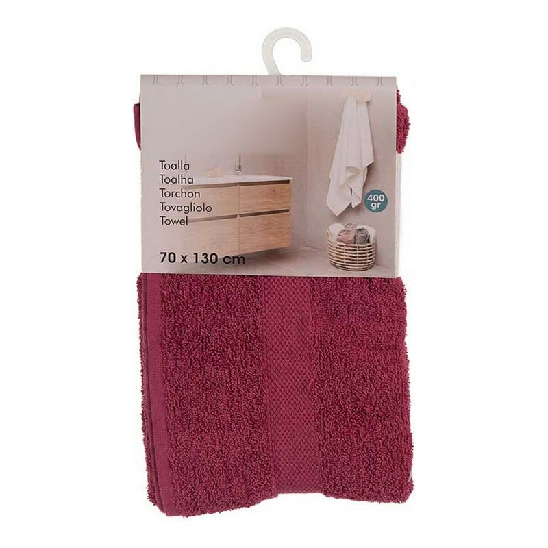 Serviette de toilette 70 x 0,5 x 130 cm Bordeaux