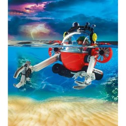 Playset Playmobil 70142 Environment Mission Sous-marin 58 Pièces