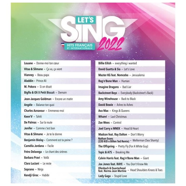 Let's Sing 2022 - Solo Jeu Xbox Series X