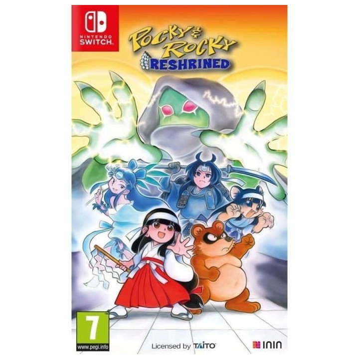 Pocky & Rocky Reshrined Jeu Switch