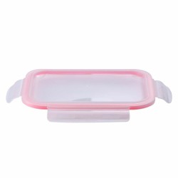 Boîte à lunch hermétique Benetton BE083 100 ml Rouge Blanc Verre Borosilicaté