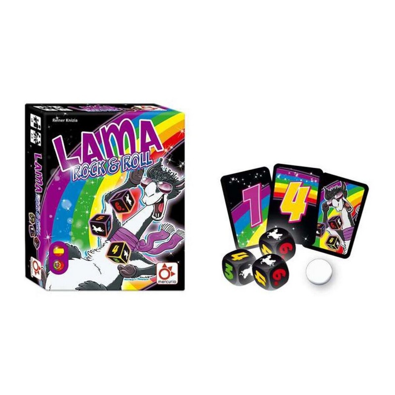 Jeux de cartes Mercurio Lama Rock & Roll (46 pcs)