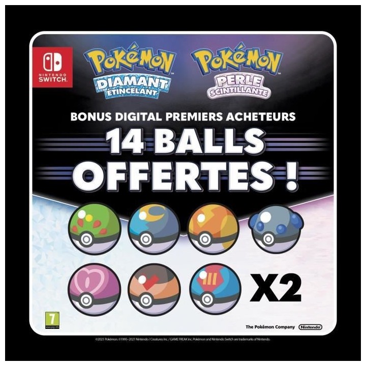 Pokémon Perle Scintillante - Jeu Nintendo Switch