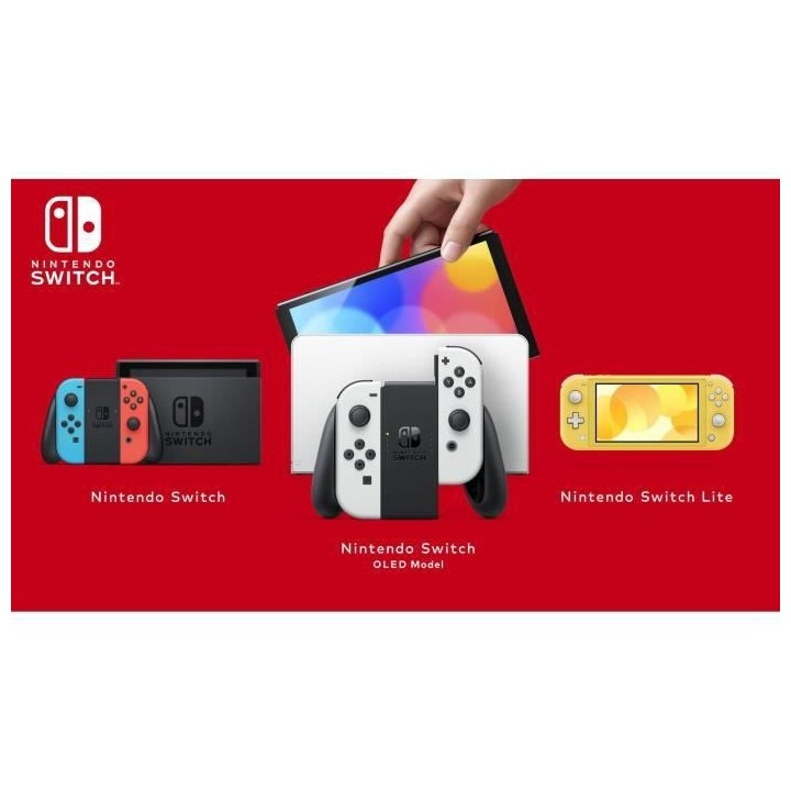 Console Nintendo Switch (modele OLED) : Nouvelle version, Couleurs Int