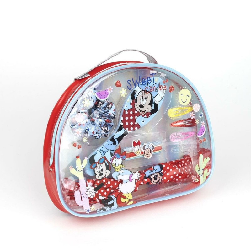 Trousse de Toilette avec Accessoires Minnie Mouse 13 Pièces Multicouleur (26 x 20 x 5,5 cm)