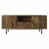 Meubles de télévision DKD Home Decor 125 x 40 x 54,5 cm Naturel Métal Marron Clair Bois de manguier