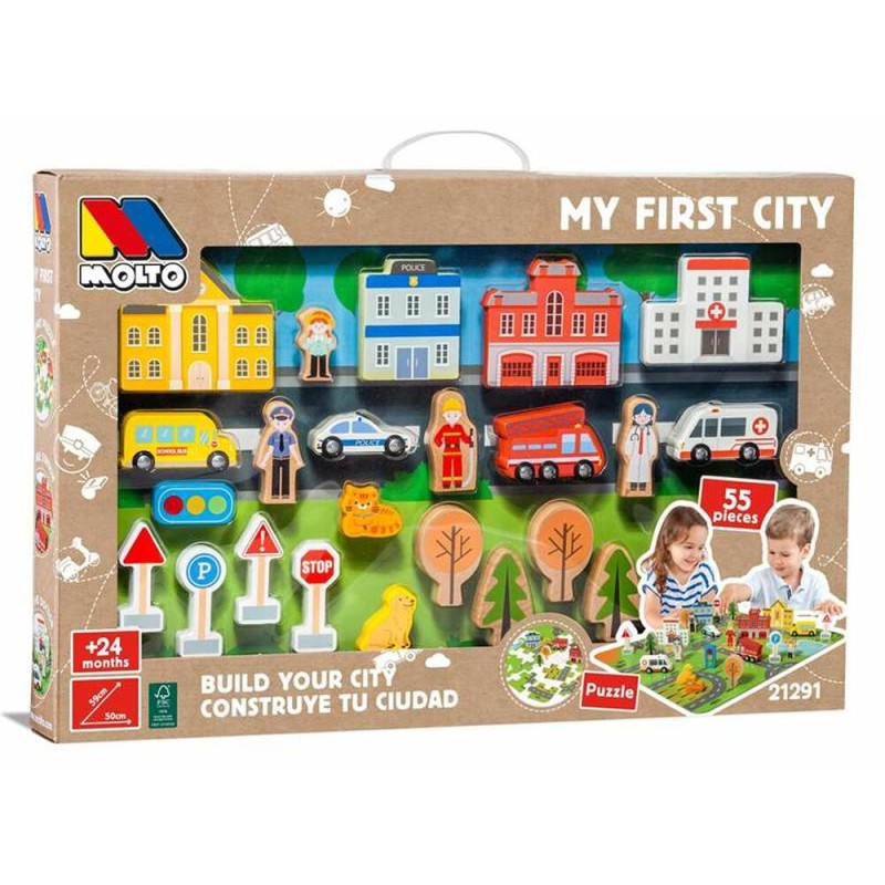 Jeu en bois Moltó My Firts City