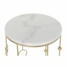 Set de 2 Tables Gigognes DKD Home Decor Doré Métal Blanc Marbre (40,5 x 40,5 x 55 cm) (2 pcs)