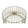 Table d'appoint DKD Home Decor Doré Métal (40,5 x 40,5 x 46 cm)