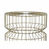 Table d'appoint DKD Home Decor Doré Métal (40,5 x 40,5 x 46 cm)